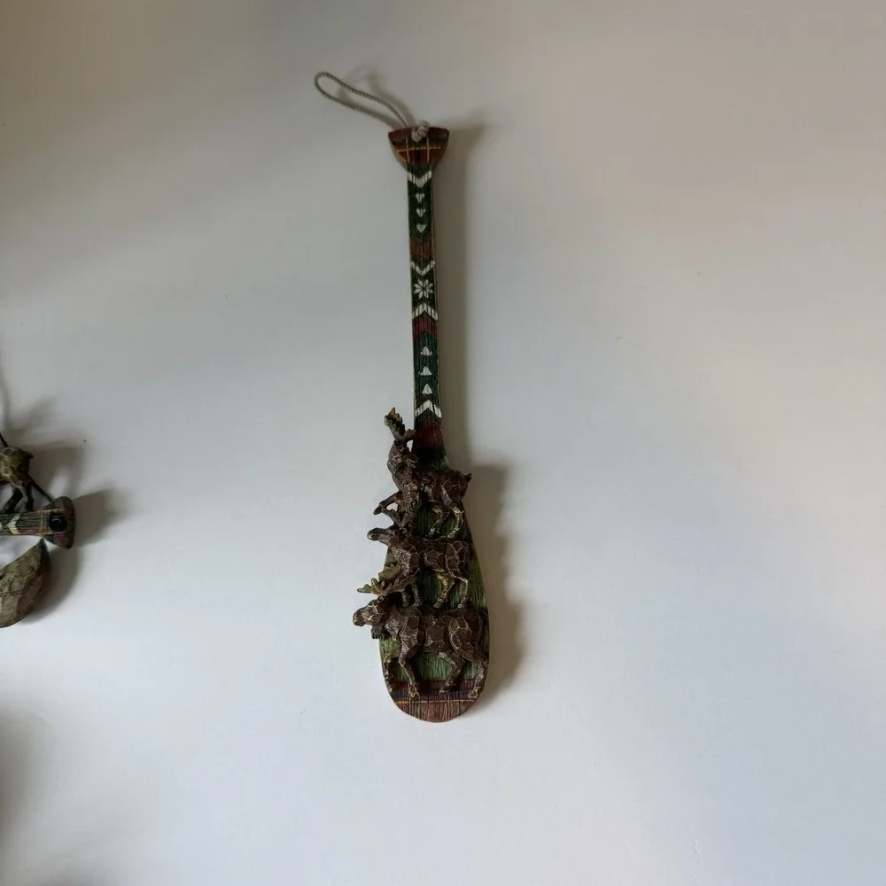 A Set of Decorative Folk Art Ornaments ‎ -rustic